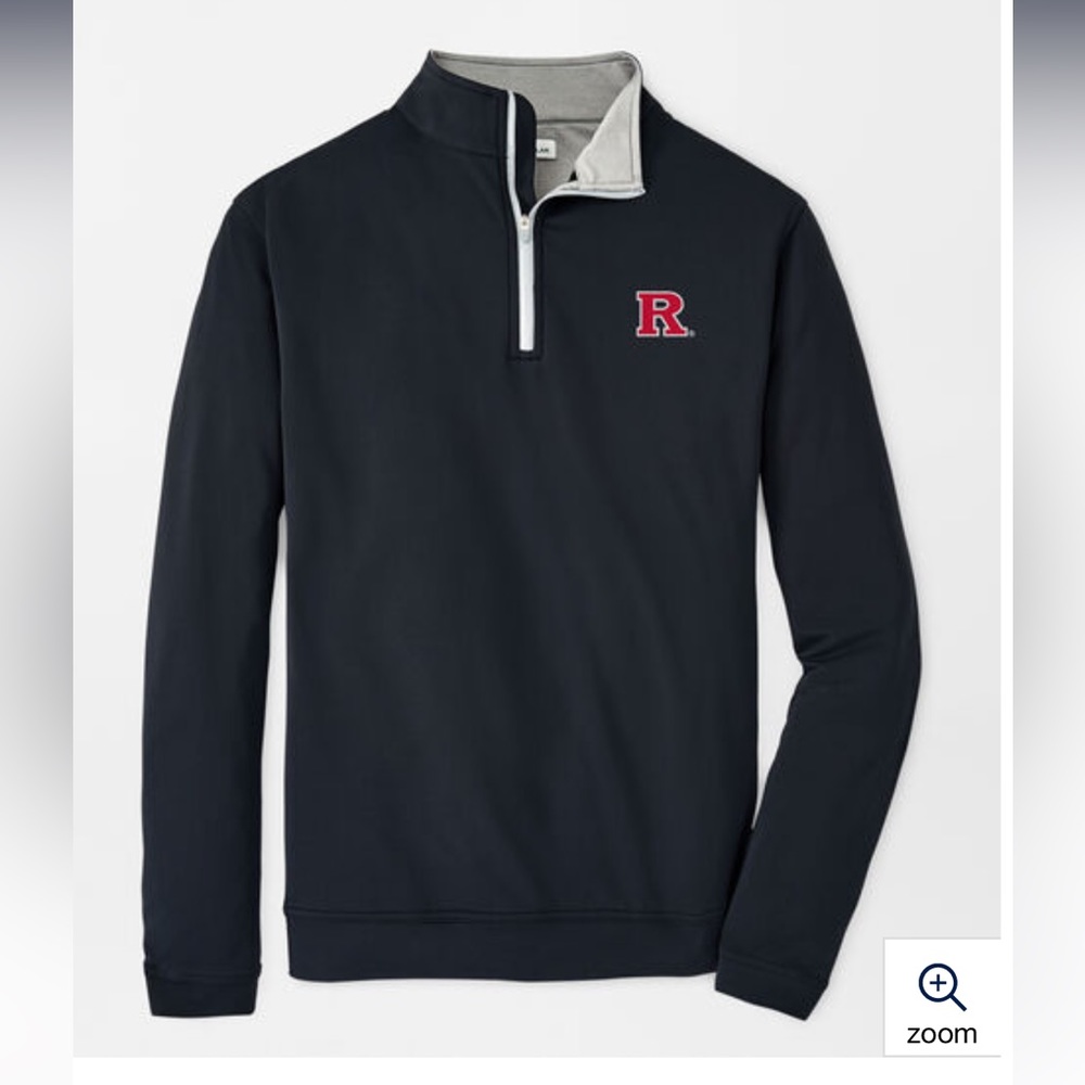 Peter Millar Perth Performance Quarter Zip - Rutgers